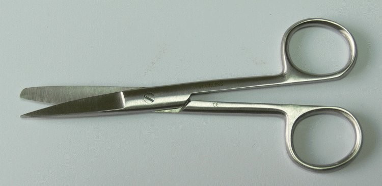 Nůžky chirurgické rovné hrotnato tupé 11, 5 cm Nůžky chirurgické rovné hrotnato tupé 11, 5 cm - Péče o ruce Chirurgické nástroje, pinzety Nůžky chirurgické, oční, preparační a na obvazy