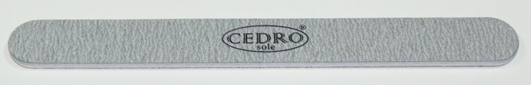 Pilník na nehty 80/80 šedý zebra Cedro Pilník na nehty 80/80 šedý zebra Cedro - Péče o ruce Leštičky, leštící bloky a pilníky na nehty pro nehtovou modeláž a manikúru Pilníky na nehty pro nehtovou modeláž a manikúru - rovné