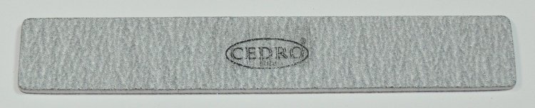 Pilník na nehty 100/100 šedý zebra Jumbo Cedro