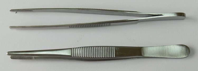 Pinzeta anatomická 14 cm Pinzeta anatomická 14 cm - Péče o ruce Chirurgické nástroje, pinzety Pinzety anatomické