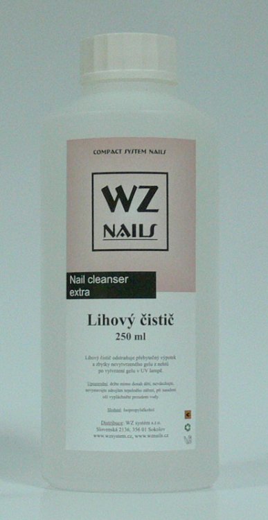 Lihový čistič ke stírání gelového výpotku 250 ml Lihový čistič ke stírání gelového výpotku 250 ml - Péče o ruce Čističe a příslušenství