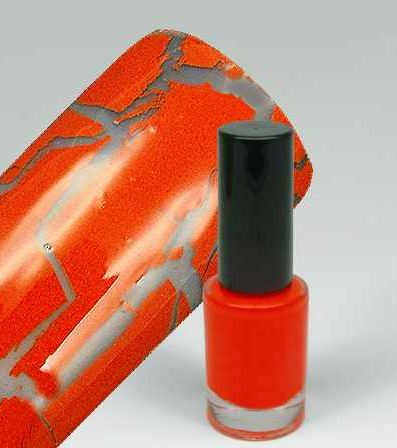 WZ nails Cracle Polish - praskající lak crazy orange 5 ml WZ nails Cracle Polish - praskající lak crazy orange 5 ml - Péče o ruce Laky na nehty Praskající laky na nehty