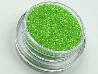 Glitterový prášek na zdobení nehtů světle zelený Glitterový prášek na zdobení nehtů světle zelený - Péče o ruce Nail Art, zdobící materiály Glitter na zdobení nehtů