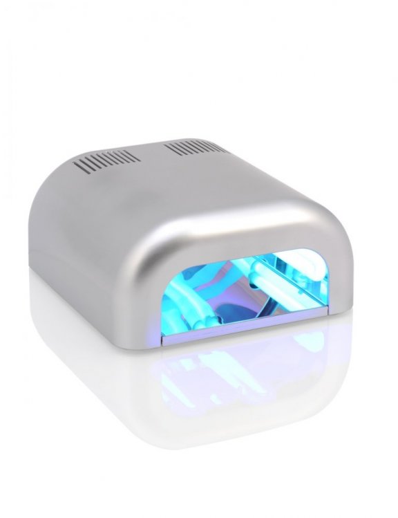 UV lampa čtyřzářivková s časovým spínačem stříbrná UV lampa čtyřzářivková s časovým spínačem stříbrná - Péče o ruce NÁPADY NA DÁRKY