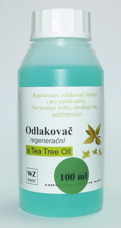 Odlakovač na nehty s Tea Tree Oil 100 ml Odlakovač na nehty s Tea Tree Oil 100 ml - Péče o ruce Odlakovače