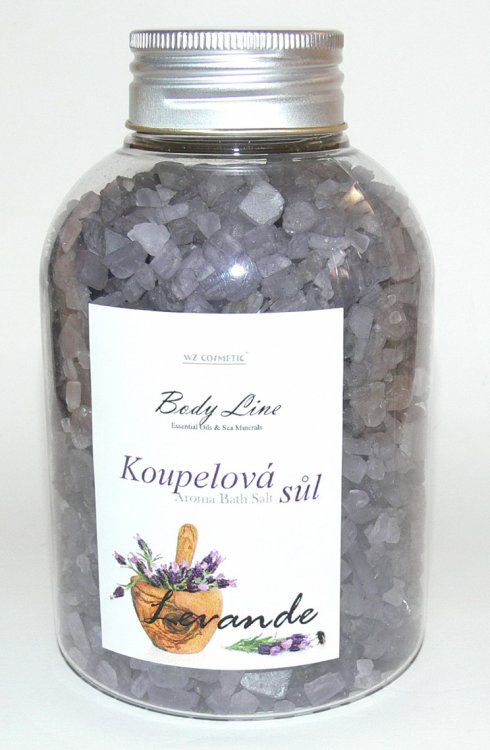 Koupelová sůl s vůní levandule Levande 600 g Koupelová sůl s vůní levandule Levande 600 g - Péče o ruce Kosmetika WZ cosmetic Koupelové soli a olejové lázně
