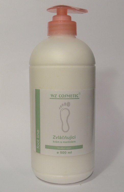 Zvláčňující krém na nohy s mentolem 500 ml